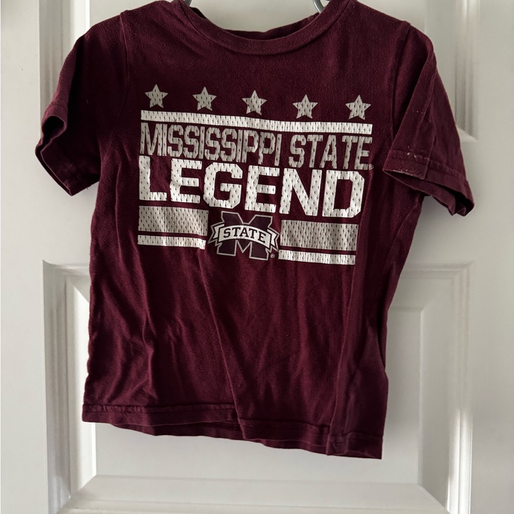 Mississippi State Kids Maroon T-Shirt